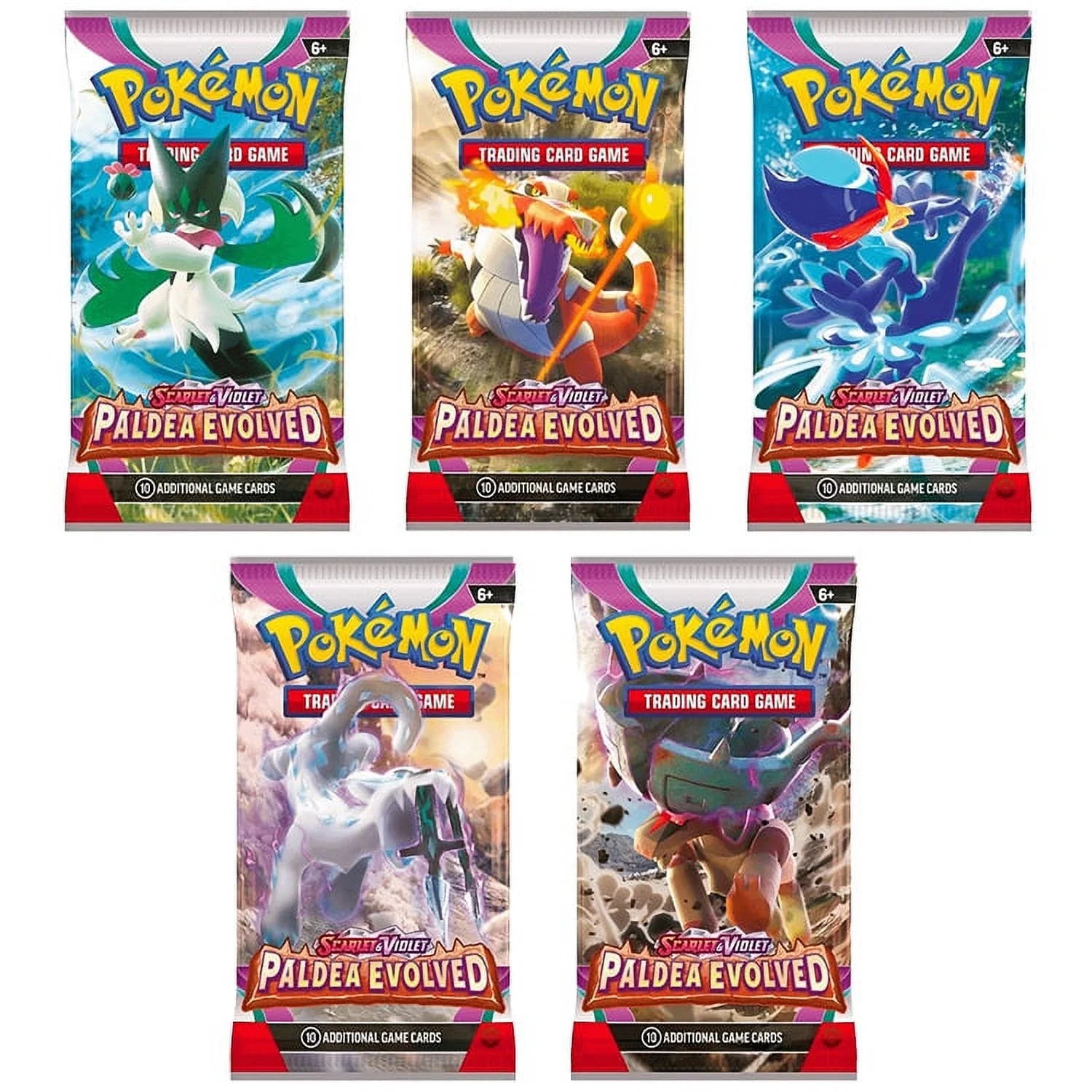Pokemon - Scarlet and Violet - Paldea Evolved - SV02 - Booster Pack jawbreakers Pokemon - Scarlet and Violet - Paldea Evolved - SV02 - Booster Pack jawbreakers
