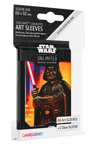 GameGenic - Star Wars Unlimited - Art Sleeves - 60 + 1 - Darth Vader