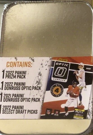 2023 MJ Holding Football Tins NFL 4 Packs