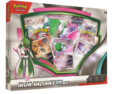 Pokemon - Roaring Moon EX/Iron Valliant EX Box - Styles Vary