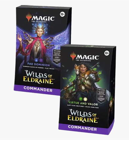 Magic the Gathering - MTG - Wilds of Eldraine - Commander Decks - Styles Vary