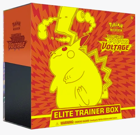 Pokemon - Sword and Shield - Vivid Voltage - Elite Trainer Box - ETB