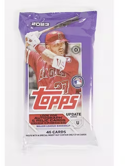 2023 Topps Update Series Baseball Hobby Jumbo Pack