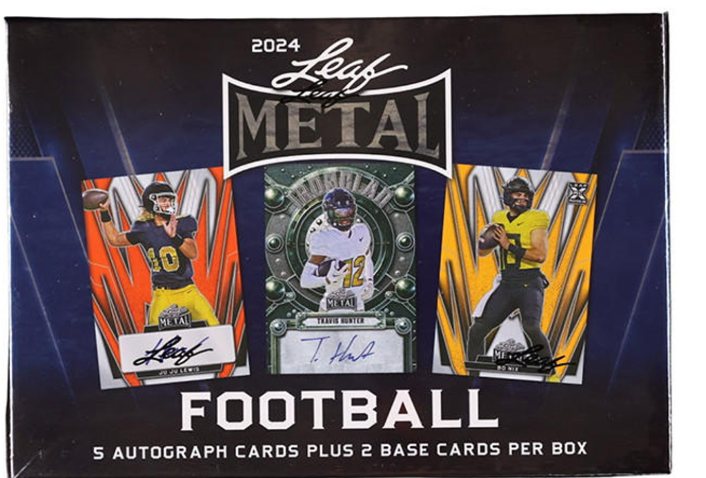 2024 LEAF METAL FOOTBALL HOBBY BOX