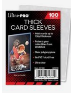 Ultra Pro-Card Sleeves-100 count-Soft Sleeves - Thick Sleeves