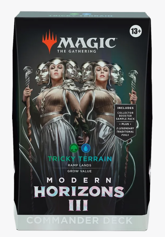 Magic the Gathering - MTG - Modern Horizons 3 - Commander Deck - TRICKY TERRAIN