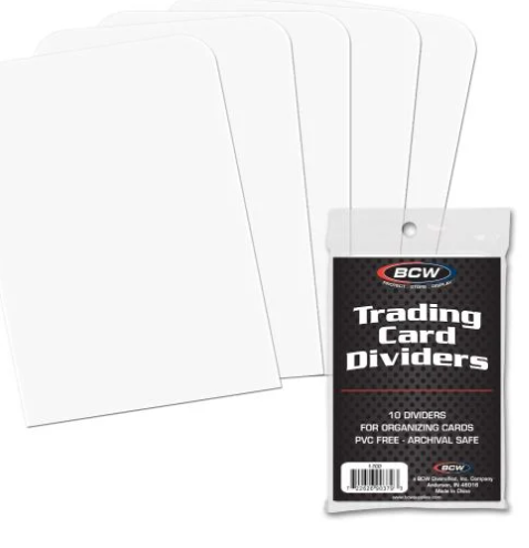 BCW - Trading Card Dividers Standard Size
