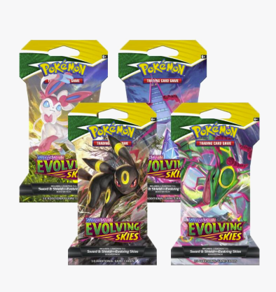 Pokemon - Sword & Shield - Evolving Skies - Sleeved Booster Pack - Style May Vary