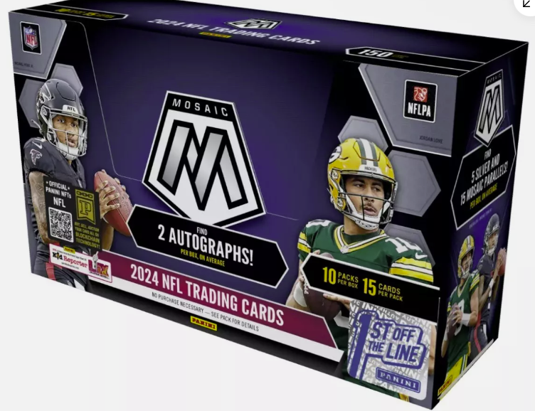 2024 Panini Mosaic Football Hobby Box First of The Line NFL