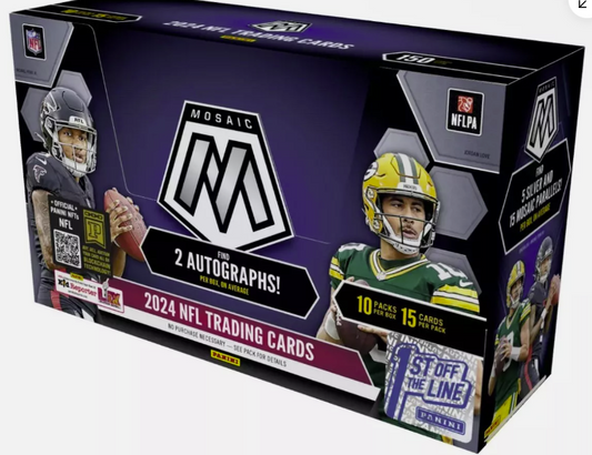 2024 Panini Mosaic Football Hobby Box First of The Line NFL
