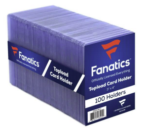 FANATICS TOP LOADERS - 35PT - 100CT