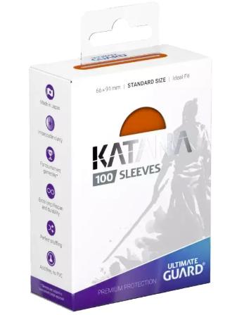 Ultimate Guard Sleeves Katana - Orange - 100ct