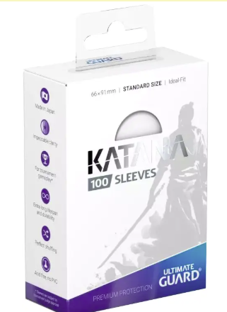 Ultimate Guard Sleeves Katana - Transparent  - 100ct