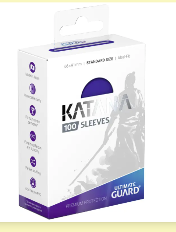 Ultimate Guard Sleeves Katana - Blue  - 100ct