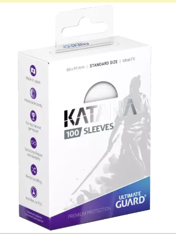 Ultimate Guard Sleeves Katana - White  - 100ct