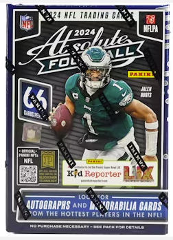 2024 Panini Absolute NFL Football Blaster Box ( BLUE BOX )
