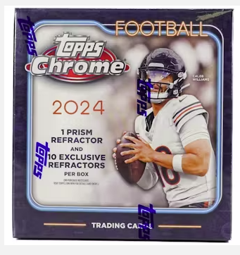 2024 Topps Chrome Football Mega Box NFL