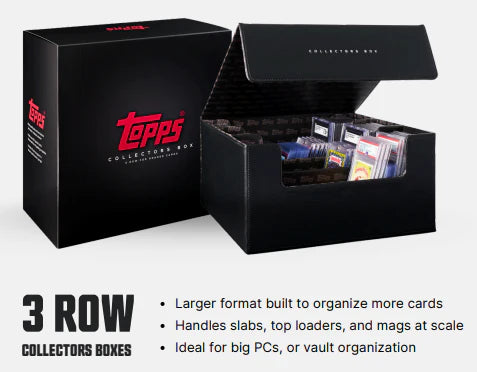 Topps Magnetic Collector Boxes (3 Row)