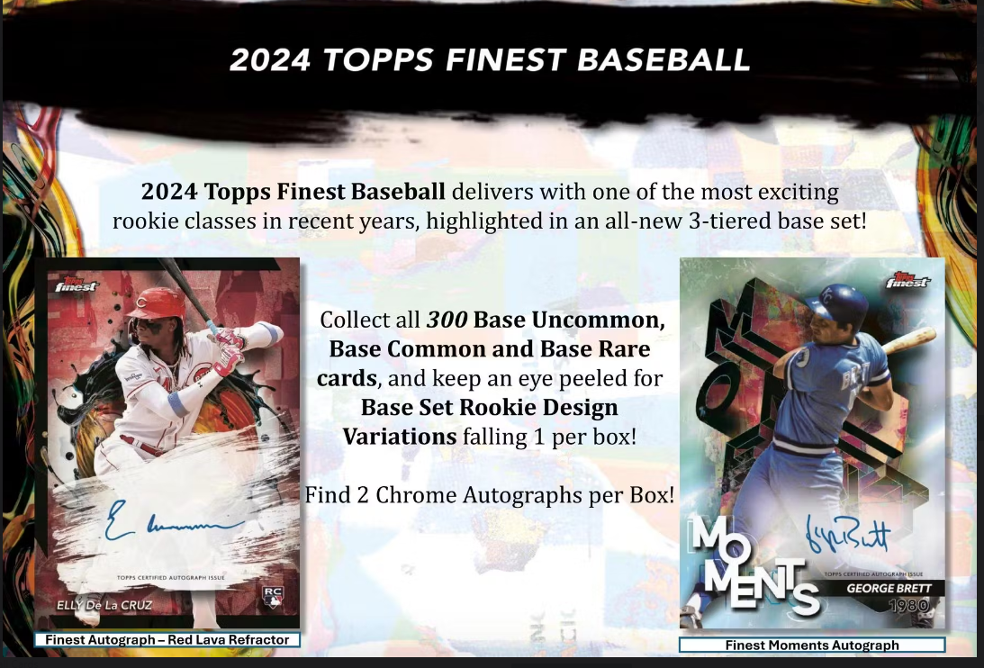 2024 Topps Finest Baseball Hobby Box