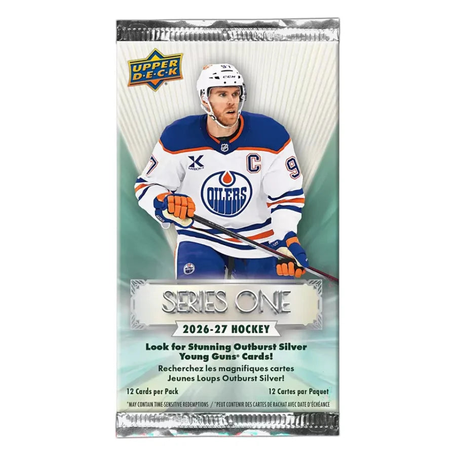 2026-27 Upper Deck Series One NHL Hockey Gravity Feed Pack