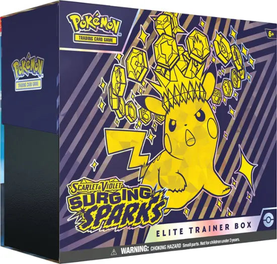 Pokemon - Scarlet and Violet - Surging Sparks - SV08 - ETB - Elite Trainer Box