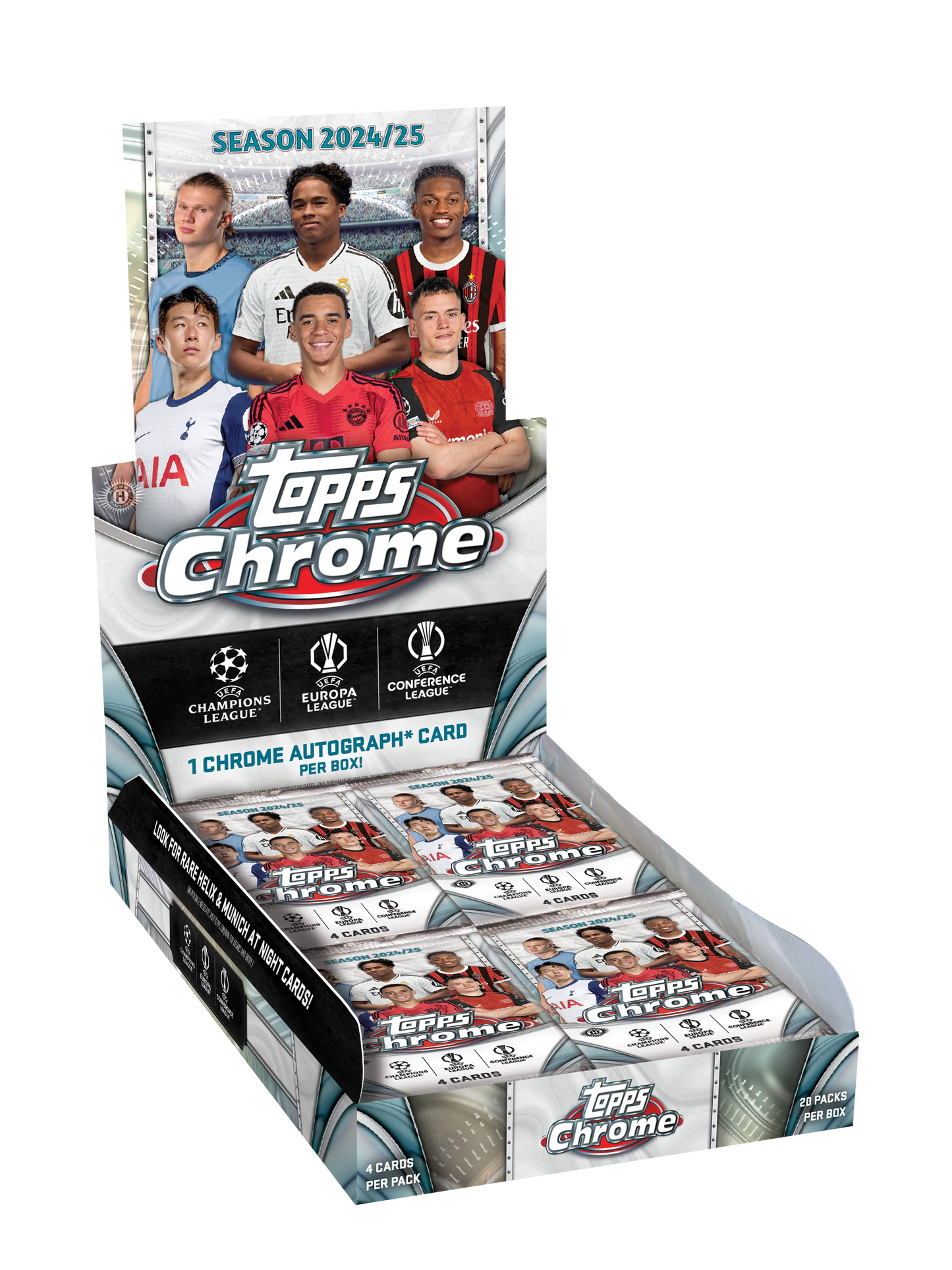 2024-25 Topps Chrome UEFA Club Soccer Competitions Hobby Box
