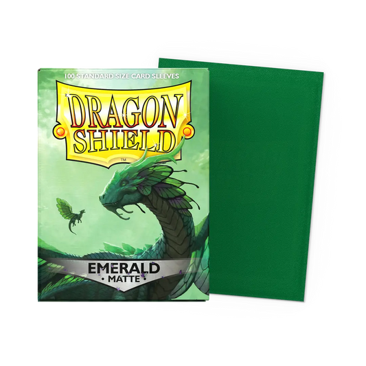 Dragon Shield - 100 Standard Sleeves - Matte - Emerald