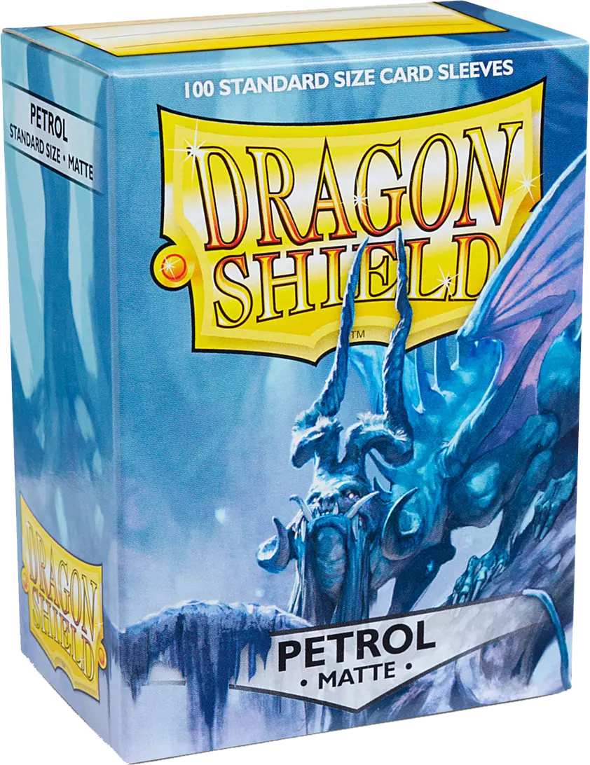 Dragon Shield - 100 Standard Sleeves - Petrol Matte