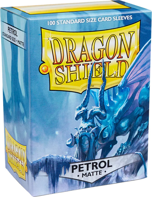 Dragon Shield - 100 Standard Sleeves - Petrol Matte