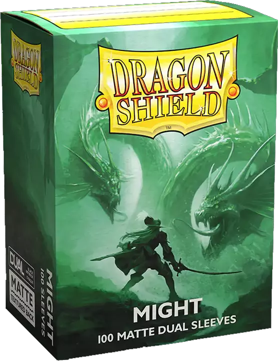 Dragon Shield - 100 Standard Sleeves - Matte Dual Sleeves - Might