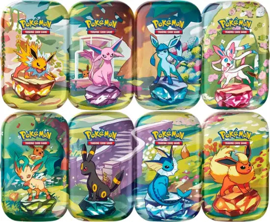 Pokemon - Scarlet and Violet - Prismatic Evolutions - SV8.5 - Mini Tin - Styles Vary