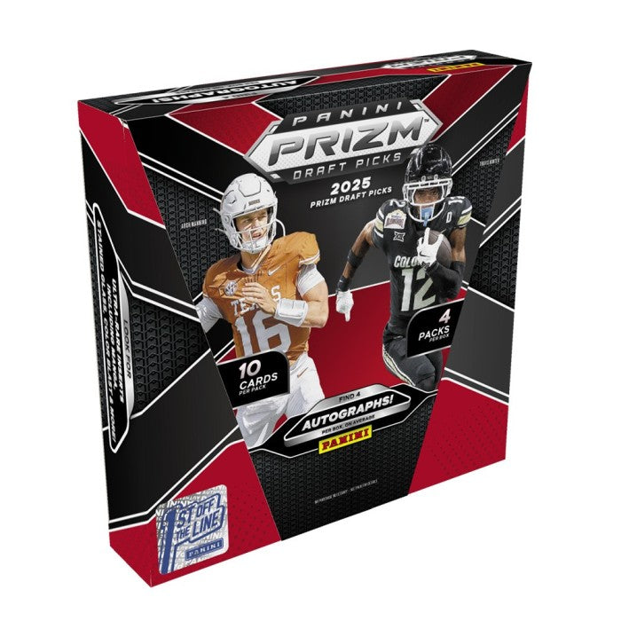 2025 Panini Prizm Draft Picks Collegiate Football 1st Off The Line Hobby Box