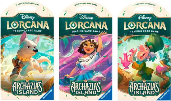 Disney - Lorcana - Archazias Island - Sleeved Booster Pack - Styles Vary