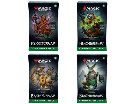 Magic the Gathering - MTG - Bloomburrow - Commander Decks - Styles Vary