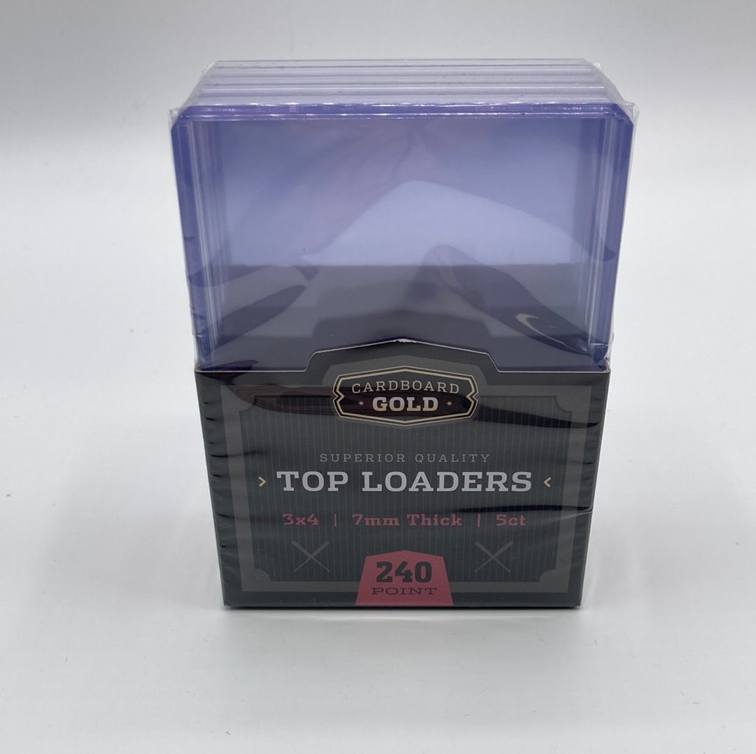Cardboard Gold - Toploaders 240pt 5 Pack
