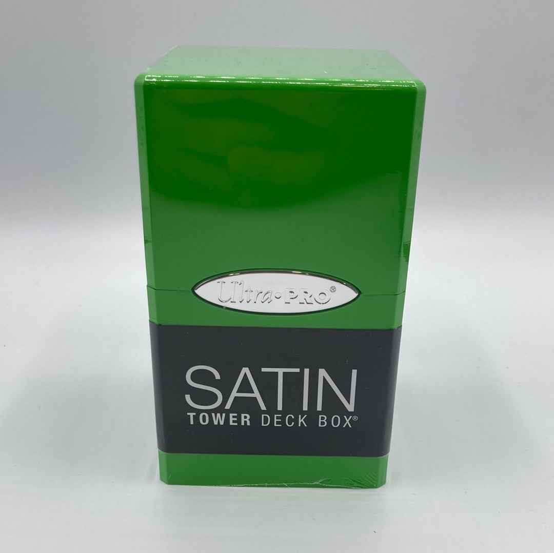 Ultra Pro-Classic-Satin Tower Deck Box-Lime Green