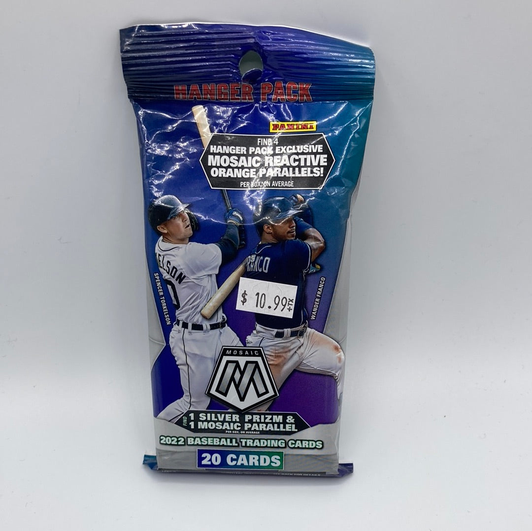 2022 Panini Mosaic MLB Baseball Cello/Hanger Pack