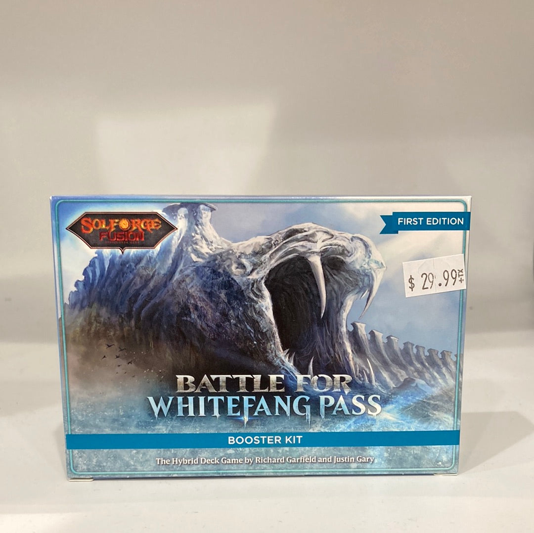 Solforge Fusion-Battle For Whitefang Pass-Booster Kit-First Edition