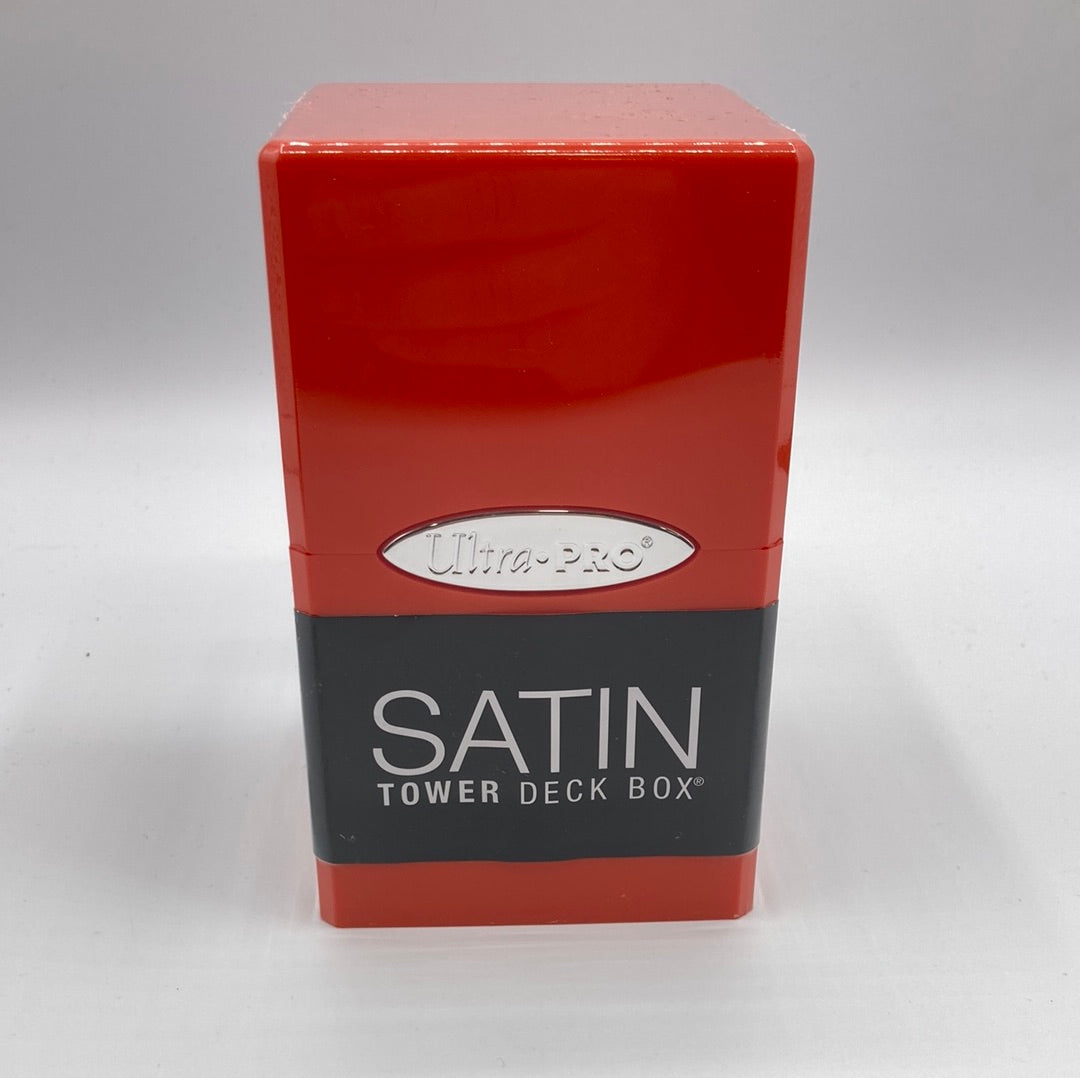 Ultra Pro-Classic-Satin Tower Deck Box-Pumpkin Orange