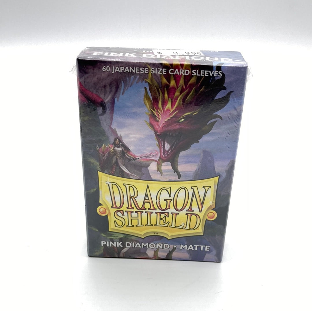 Dragon Shield-60 Japanese Size Card Sleeves-Pink Diamond Matte