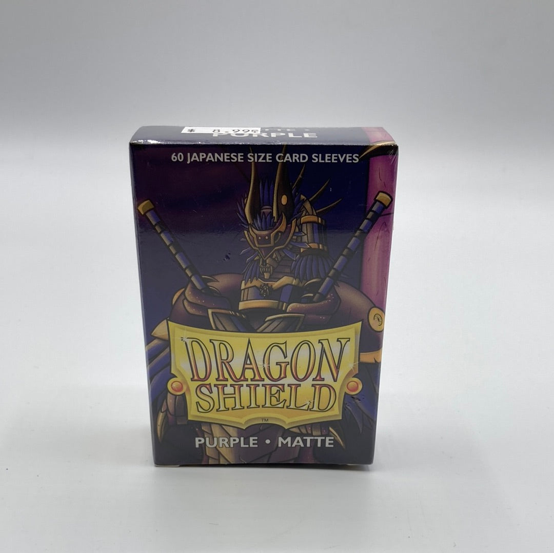 Dragon Shield-60 Japanese Size Card Sleeves-Purple Matte