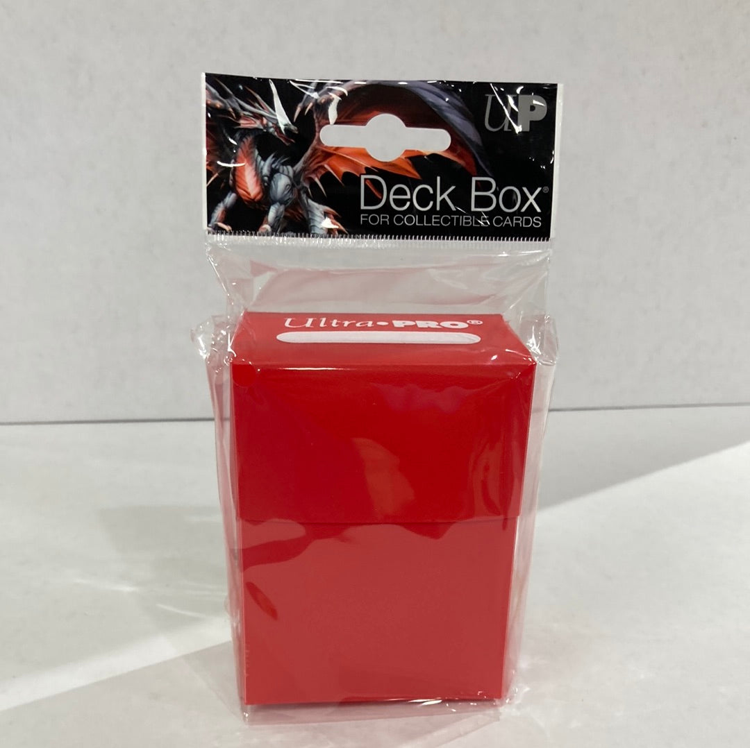 Ultra Pro Plastic Deck Box Red
