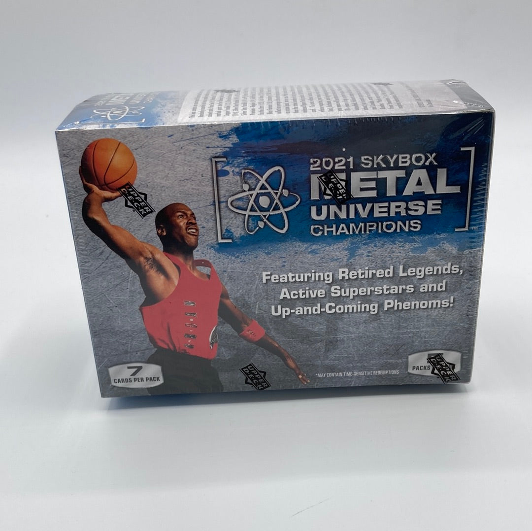 2021 Skybox Metal Universe Champions Blaster Box