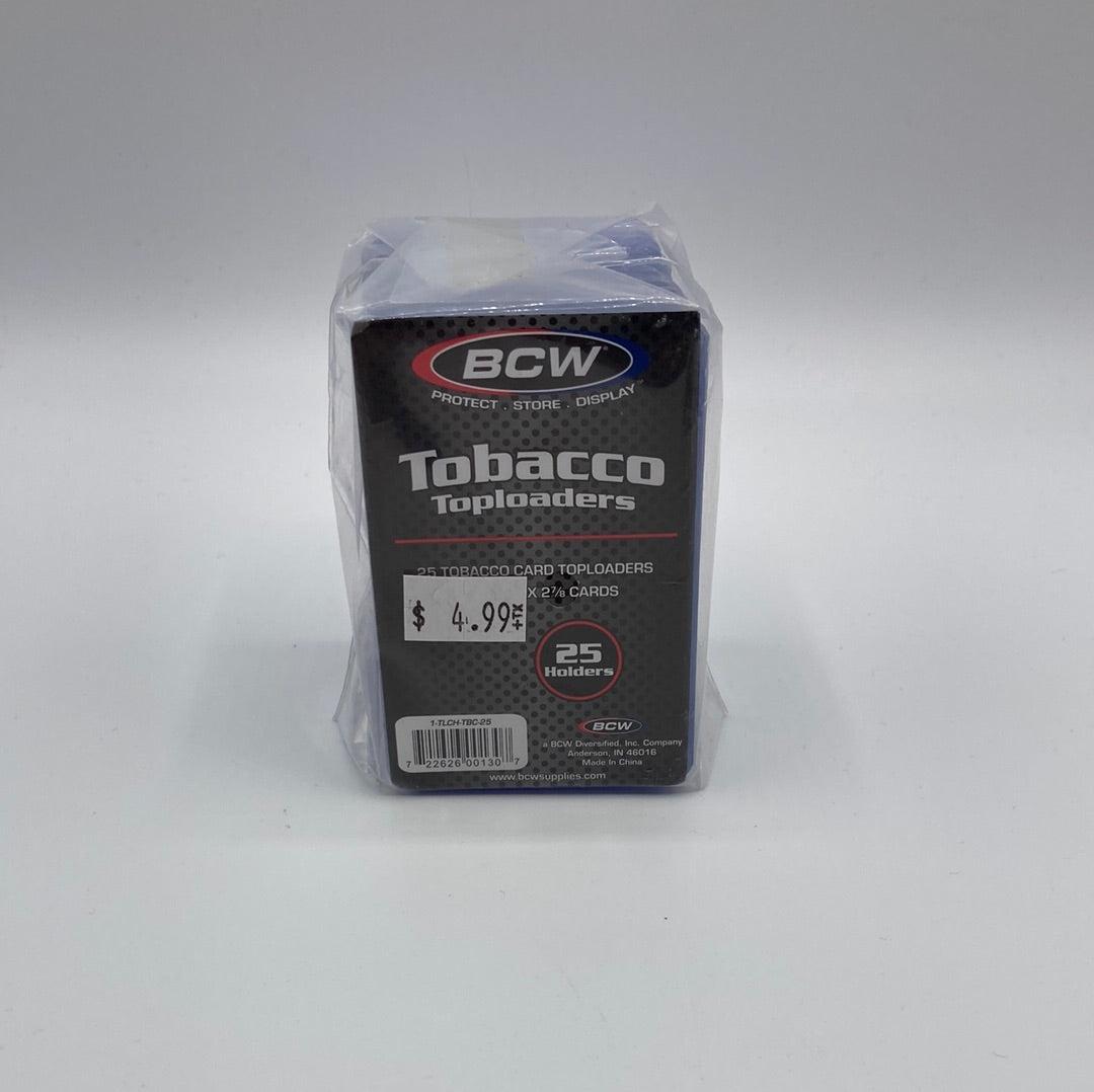 BCW-Tobacco Toploaders-25ct
