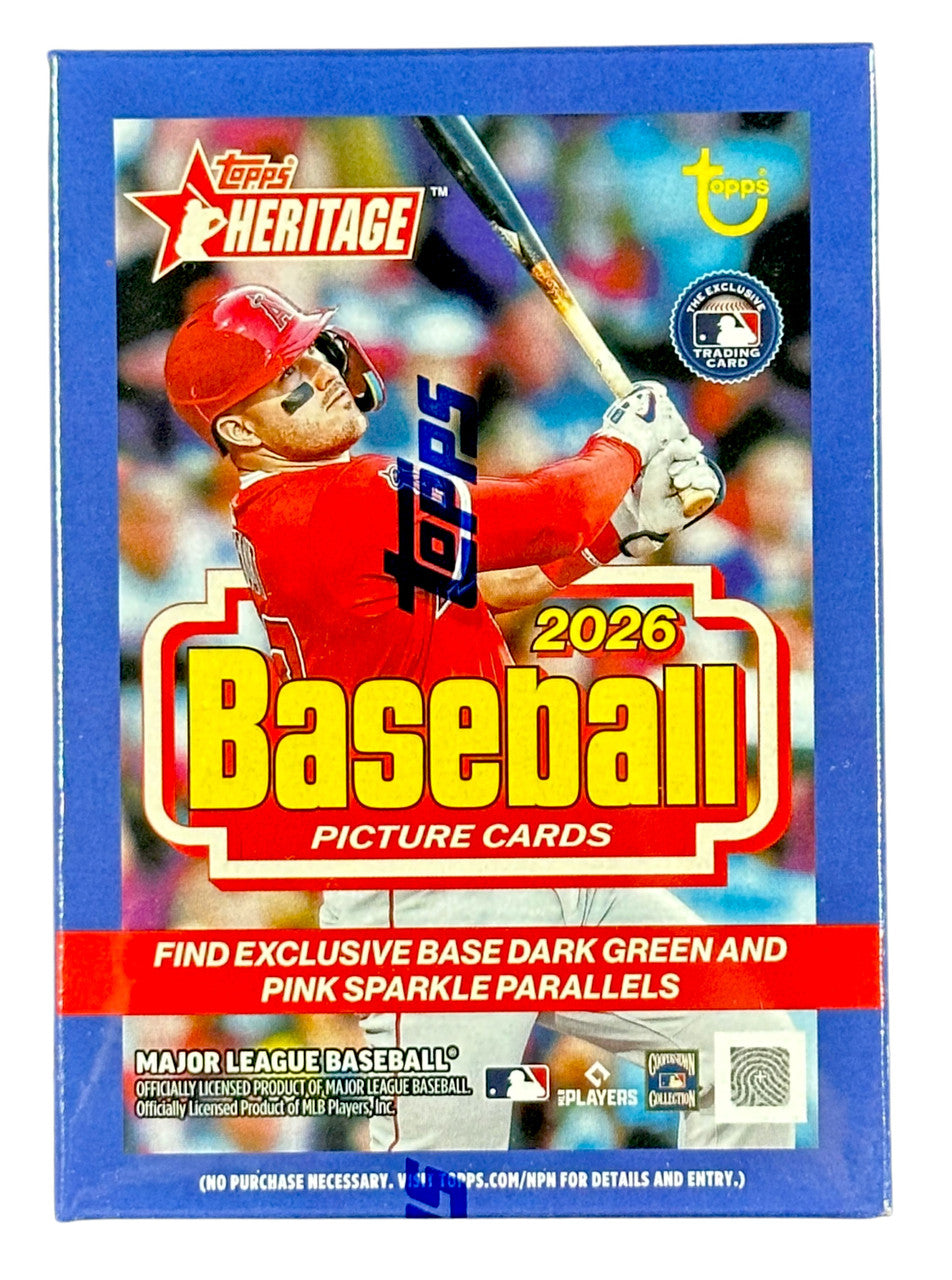 2026 Topps Heritage MLB Baseball Blaster Box