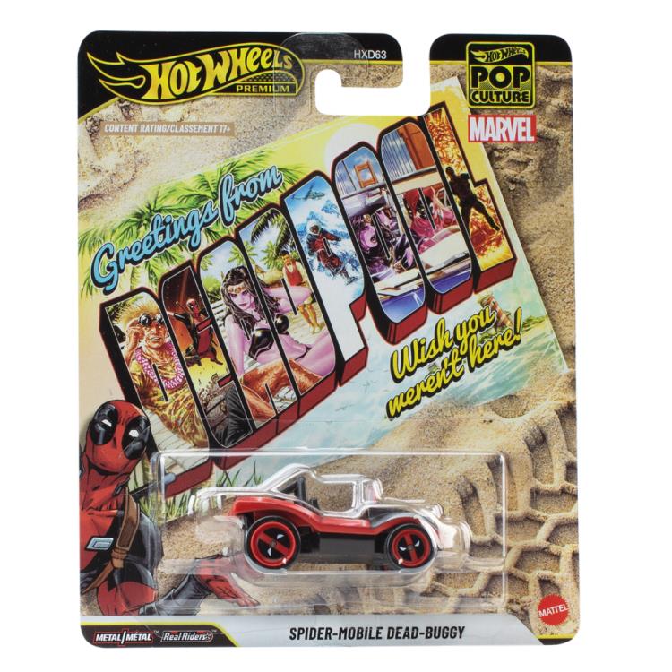 Hot Wheels Premium Pop Culture Marvel Spider-Mobile Dead-Buggy