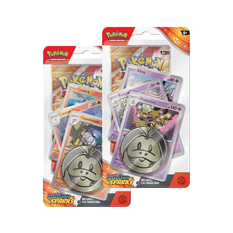 Pokemon - Scarlet and Violet - Surging Sparks - SV08 - Premium Checklane Blister Pack - Styles Vary
