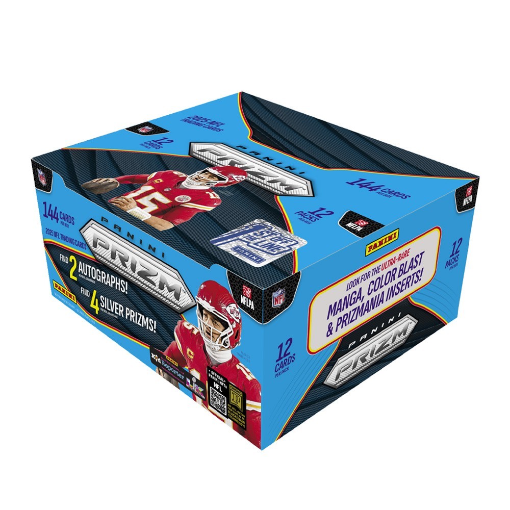 2025-26 Panini Prizm NFL Football FOTL Hobby Box (1st-Off The Line)