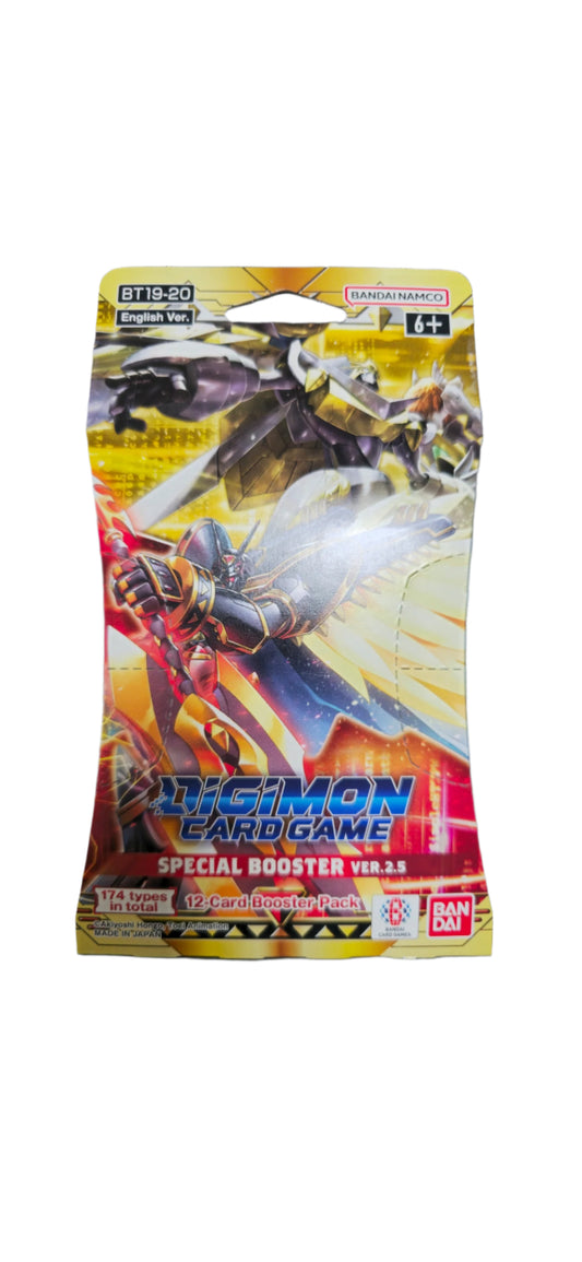 Bandai - Digimon - Special Booster Version 2.5 - BT19-20 - Sleeved Booster Pack
