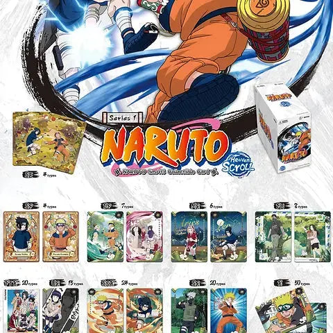 Kayou - Naruto - Heaven Scroll - Series 1 - Sleeved Booster Display